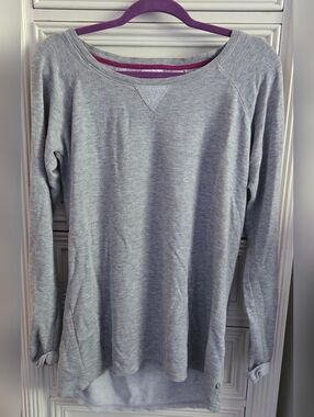 Alfani Intimates Gray Sleep Top Size S